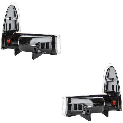 Rareelectrical - Halogen Parking Light Assembly Right Left Pair Compatible With 2002-2004 Ford F-350 F-450 F-550 - Image 4