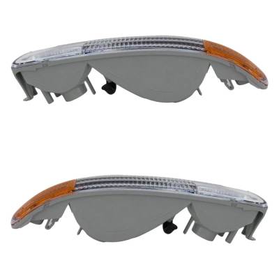 Rareelectrical - Halogen Parking Light Assembly Right Left Pair Compatible With 1999-2007 Gmc Sierra 2500 Hd Sle - Image 4