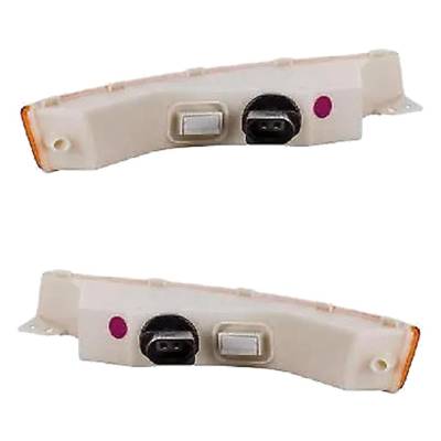 Rareelectrical - Halogen Turn Signal Light Assembly Right Left Pair Compatible With 2006-2010 Vw Passat 3.6 4Motion - Image 2