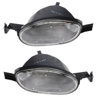 Rareelectrical - Halogen Cornering Light Lens Right Left Pair Compatible With 2002-2009 Gmc Envoy Slt Envoy Xl Slt - Image 3