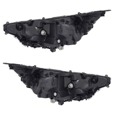 Rareelectrical - New Pair Of Headlights Compatible With Toyota Rav4 Prime Se Xse Sport Utility 4 Door 2.5L 2021 By - Image 3