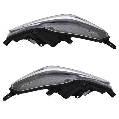 Rareelectrical - New Pair Of Headlights Compatible With Nissan Versa S Sedan 1.6L 2020 2021 2022 By Part Number - Image 3