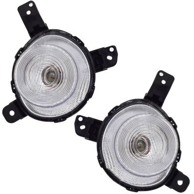 Halogen P21w Daytime Running Light Assembly Right Left Pair Compatible With 2019-2021 Kia Forte Fe