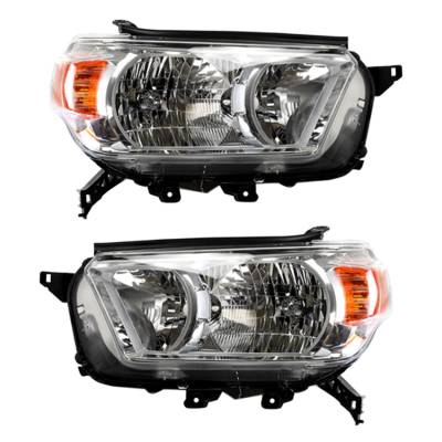 Rareelectrical - New Pair Of Headlight Compatible With Toyota 4Runner 2010-2013 By Part Number 81130-35520 8113035520 - Image 1