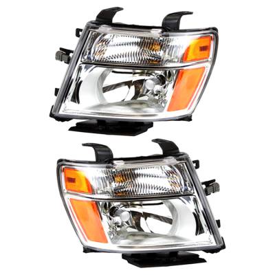 New Pair Of Headlight Compatible With Nissan Nv3500 Sv Sl S 2012-2017 By Part Number 26010-1Pa0a