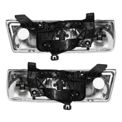 Rareelectrical - New Pair Of Headlight Compatible With Saturn Vue Red Line Sport 2004 By Part Number 22702946 - Image 2