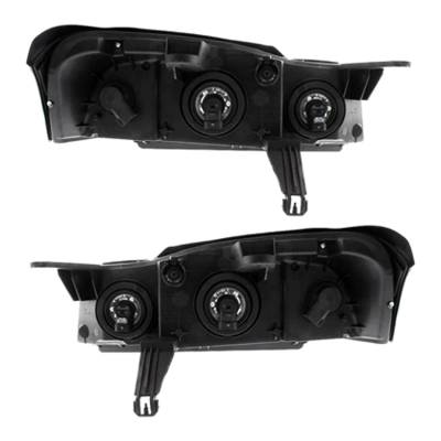 Rareelectrical - New Pair Of Headlight Compatible With Saturn Vue Base Red Line Green Line Sport 2007 By Part Number - Image 2