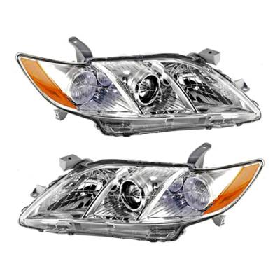 Rareelectrical - New Pair Of Headlight Compatible With Toyota Camry Base Sedan 2009 By Part Number 81130-06202 - Image 1