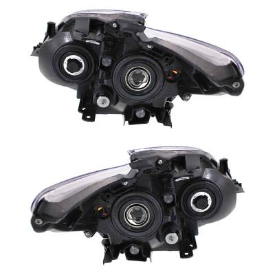 Rareelectrical - New Pair Of Halogen Headlights Compatible With Toyota Prius One Hatchback 4 Door 1.8L 2015 By Part - Image 5