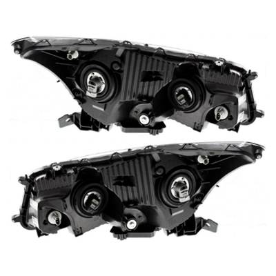 Rareelectrical - New Pair Of Headlight Compatible With Honda Accord Lx-P Ex-L Sedan 2008-2012 By Part Number - Image 2