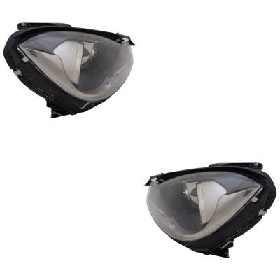 Rareelectrical - New Pair Of Headlights Compatible With Mercedes-Benz C350 Base Coupe 2012 2013 2014 2015 By Part - Image 4