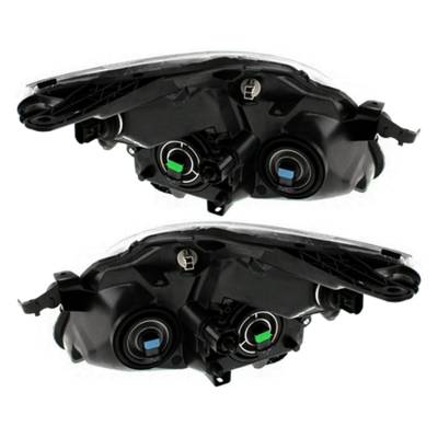 Rareelectrical - New Pair Of Halogen Headlight Compatible With Nissan Altima Hybrid Sedan 4-Door 2007 By Part Number - Image 2