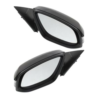 Rareelectrical - New Pair Of Mirror Compatible With Toyota Rav4 Ev Sport Utility 4-Door 2.5L -- 2013 2014 2015 By - Image 4