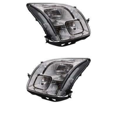 Rareelectrical - New Pair Of Halogen Headlights Compatible With Ford Fusion S Sedan 4 Door 2006 2007 2008 2009 By - Image 2