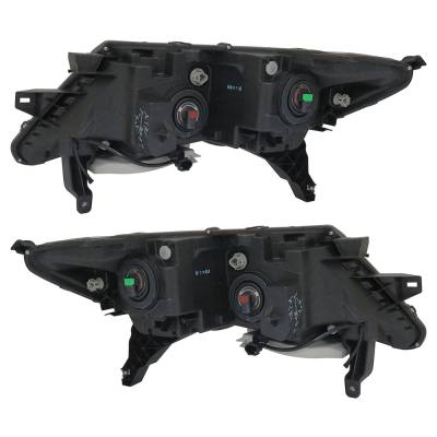 Rareelectrical - New Pair Of Headlights Compatible With Nissan Pathfinder Sl Sport Utility 4-Door 2017 2018 2019 2020 - Image 2