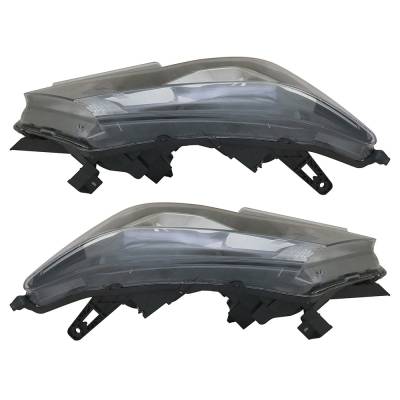 Rareelectrical - New Pair Of Headlights Compatible With Nissan Pathfinder Sl Sport Utility 4-Door 2017 2018 2019 2020 - Image 3