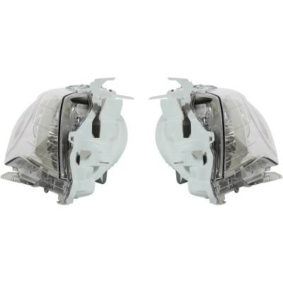 Rareelectrical - New Pair Of Halogen Headlights Compatible With Toyota Camry Xle Sedan 4 Door 2012 2013 2014 By Part - Image 4