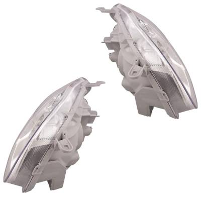 Rareelectrical - New Pair Of Halogen Headlights Compatible With Toyota Corolla S Sedan 4 Door 1.8L 2004 By Part - Image 3