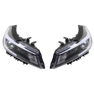 Rareelectrical - New Pair Of Halogen Headlights Compatible With Kia Forte5 Ex Hatchback 4 Door 2.0L 2017 2018 By Part - Image 3