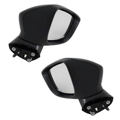 Rareelectrical - New Pair Of Mirror Compatible With Mazda 3 Sport Gt Grand Touring Gs I S Se G Gx Sedan Hatchback - Image 2