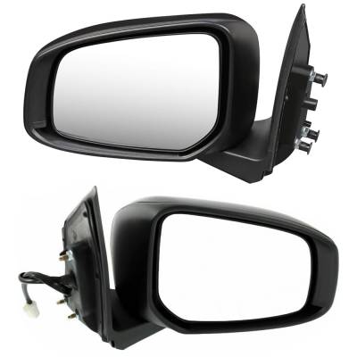 Rareelectrical - New Pair Of Mirror Compatible With Mitsubishi Mirage Mirage G4 De Se Es Gls Rf Glx Sel Gt Es 1.2L - Image 2