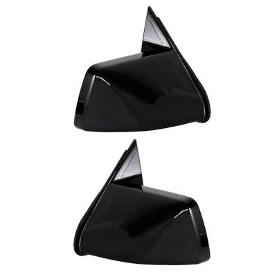 Rareelectrical - New Pair Of Door Mirrors Fits Gmc K2500 K3500 88-00 Gm1321170 15697335 Gm1320170 - Image 2