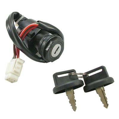 Ignition Key Switch Compatible With Yamaha Wolverine 450 2006-2010 Yfz450 449Cc Grizzly 400 450