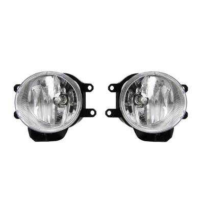 New Pair Fog Lights Compatible With Toyota Yaris Hatchback 2015 To2593131 81220-02110 81210-02110