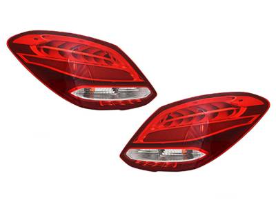 New Pair Of Tail Lights Compatible With Mercedes Benz C300 Base 2015 205 906 18 02 2059061802