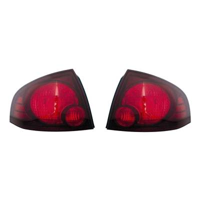 New Pair Of Outer Tail Lights Compatible With Nissan Sentra Se-R Spec V 2004 2005 2006 By Part