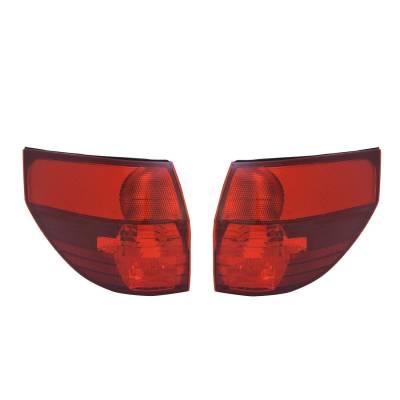 New Pair Of Outer Tail Lights Compatible With Toyota Sienna 2004 2005 81560-Ae010 To2801152