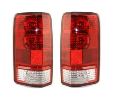 New Pair Of Tail Lights Compatible With Dodge Nitro 2007-2011 Ch2819115 Ch2818115 55157151Ag