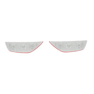 Rareelectrical - New Pair Of Reflector Lights Compatible With Ford Fiesta 2011-2015 Fo1184107 Be8z15a448aa Fo1185107 - Image 2
