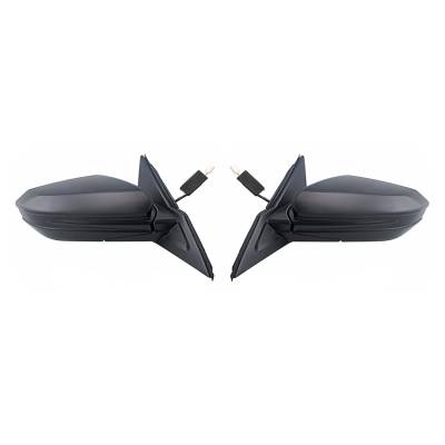 Rareelectrical - New Pair Door Mirrors Compatible With Honda Civic 2016 Non-Heated 76201Tbaa11zf Ho1321283 - Image 2