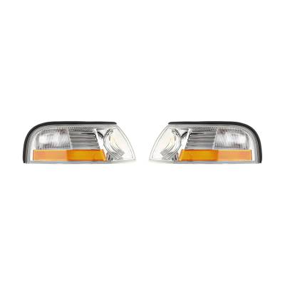 Rareelectrical - New Pair Of Side Marker Light Compatible With Mercury Grand Marquis Fo2521171 3W3z13200aa - Image 1