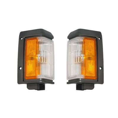 Rareelectrical - New Pair Of Side Marker Lights Fits Nissan Pathfinder 87-90 B611041g01 Ni2550132 - Image 1