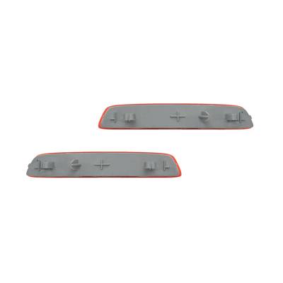 Rareelectrical - New Pair Of Reflector Lights Compatible With Gmc Terrain Slt 2010-15 22950586 Gm1185109 22950587 - Image 2