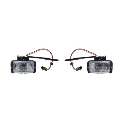 New Pair Of Fog Light Compatible With Chevrolet C35 1995 1996 1997 16524928 Gm2592106