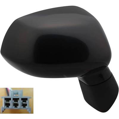 Rareelectrical - Side Mirror Compatible With 2007-2009 Honda Fit 1.5L I4 L15a7 Right Passenger Side 117Hp Replaces - Image 2