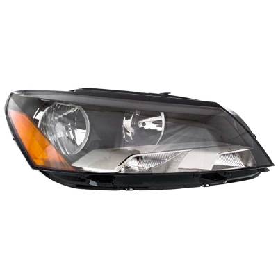 Right Passenger Headlight Assembly Compatible With 2012-2015 Vw Volkswagen Passat S Se Sel 2.5L Bgp