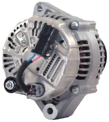 Rareelectrical - New Alternator Compatible With Replaces Komatsu 600-861-6420, 600-861-6410 6008616420, 6008616410 - Image 2