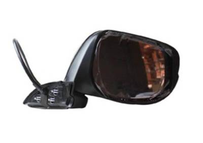 Right Passenger Side Power Mirror Compatible With 2009-2014 Honda Fit Base Sport Non-Heated Paint To