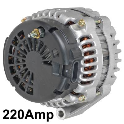 Rareelectrical - New 12V 220A Alternator Fits Hummer H2 6.0L 2003 2004 2005 15754097M 19244746 - Image 6