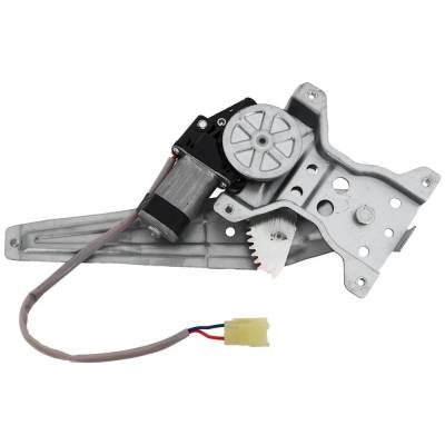 Rareelectrical - Right Rear Window Regulator With Motor Compatible With Toyota Yaris Base Yaris S 2007-2012 By - Image 1