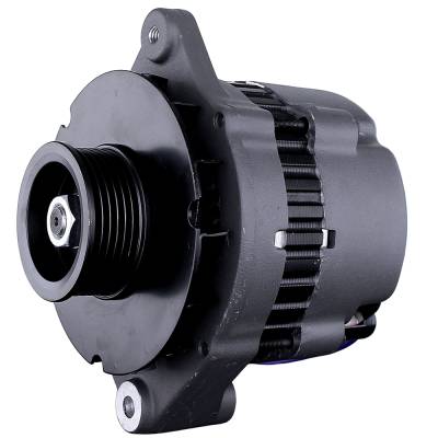 Rareelectrical - 55 Amp Marine Alternator 6-Groove Serpentine Pulley Compatible With Mercruiser 3.0L 4.3L 5.0L 5.7L - Image 2