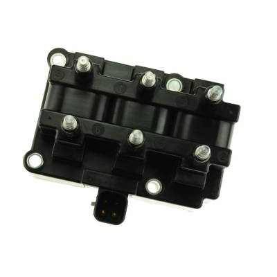 Rareelectrical - Ignition Coil Compatible With 1996-2000 Plymouth Grand Voyager/Voyager 3.3L/3.8L V6 Distributor Coil - Image 1