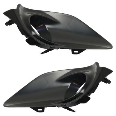 Rareelectrical - New Front Left And Front Right Fog Light Trim Compatible With Toyota Prius C Four 4 Cyl 1.5L Prius C - Image 2