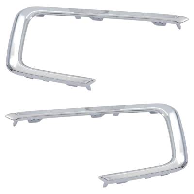 Rareelectrical - New Front Left And Front Right Fog Light Trim Compatible With Ford Transit Connect Xlt 4 Cyl 2.5L - Image 2