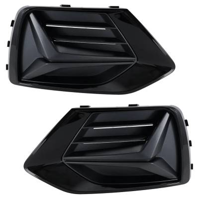 Rareelectrical - New Front Left Outer And Front Right Outer Fog Light Cover Compatible With Audi Q3 Komfort 4 Cyl - Image 1