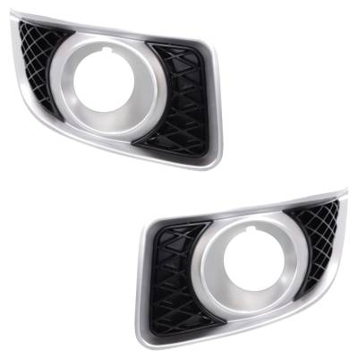 Rareelectrical - New Front Left And Front Right Fog Light Trim Compatible With Chevrolet Malibu Ss 6 Cyl 3.9L Malibu - Image 2